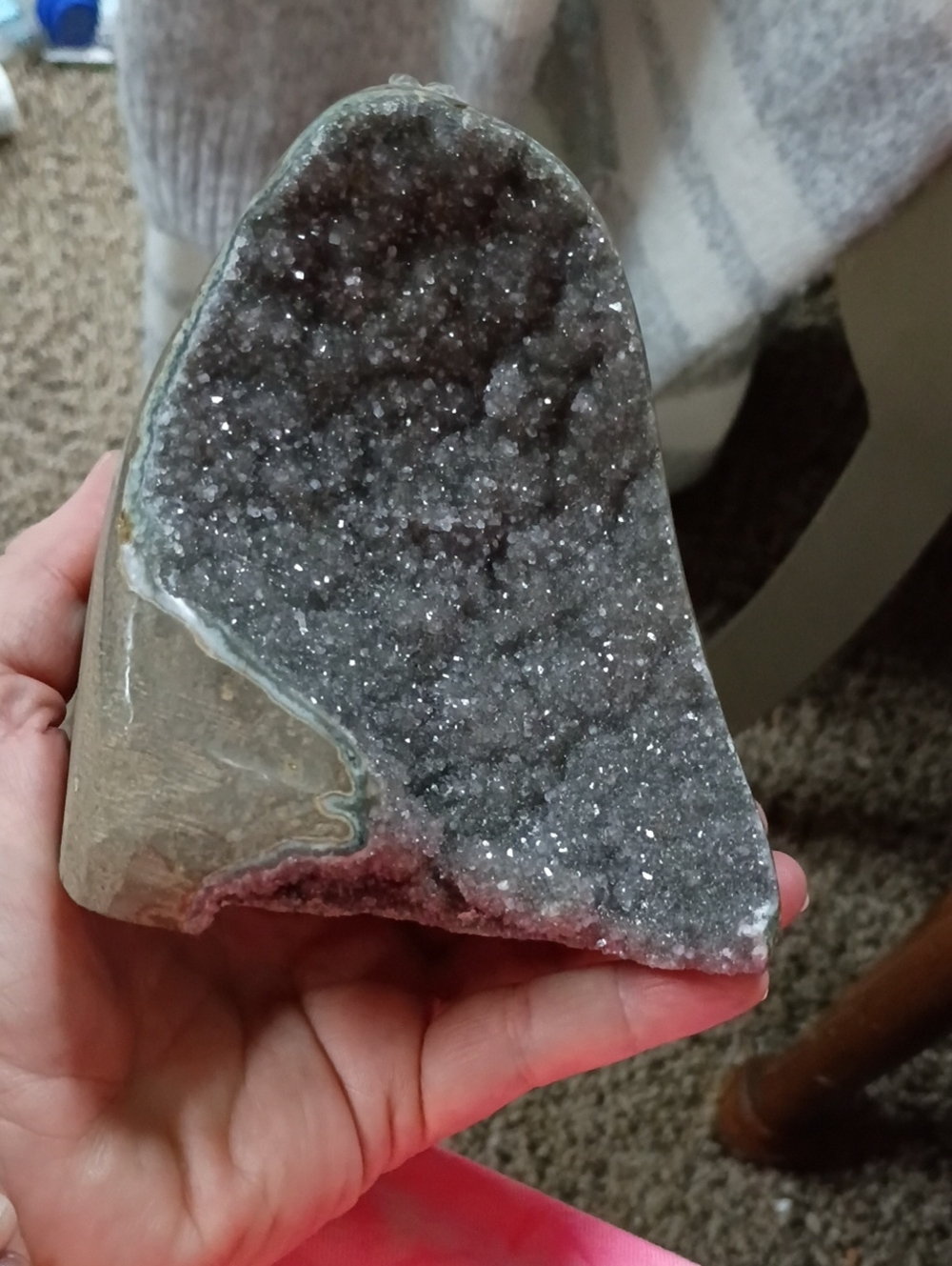 Amethyst Geode 5 X 4.25 Inches